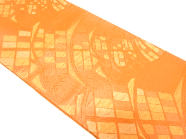 光悦垣模様織り出し　袋帯